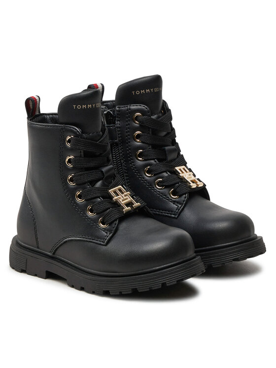 Tommy Hilfiger Tommy Hilfiger Μποτάκια T1A5-33561-1351999 M Μαύρο