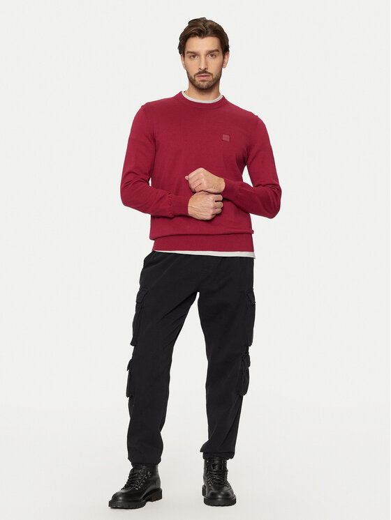 BOSS Boss Pullover Kanovano 50471343 Rot Regular Fit
