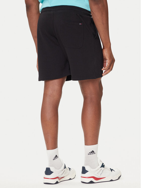 Tommy Jeans Tommy Jeans Pantaloncini sportivi Stack Logo DM0DM21803 Nero Relaxed Fit