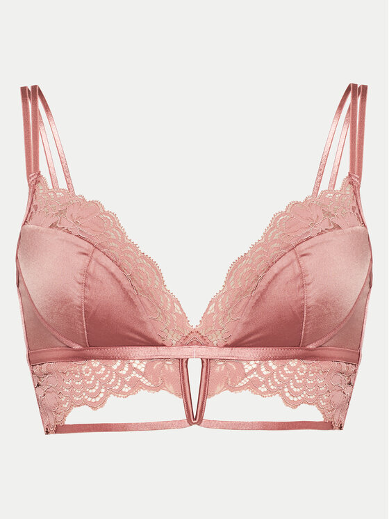 Hunkemöller Hunkemöller Bralette krūšturis Lainey 205443 Rozā