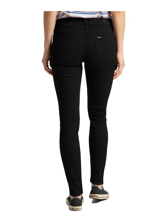 Lee Lee Jeansy 112111903 Czarny Skinny Fit
