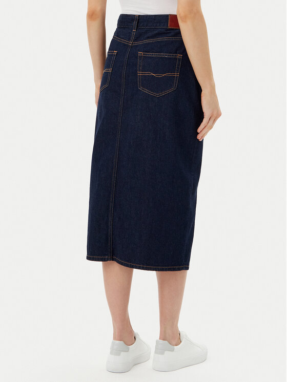 Pepe Jeans Pepe Jeans Džinsinis sijonas PL901186 Mėlyna Regular Fit