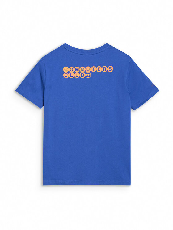 4F 4F T-shirt A NEW ROAD AHEAD Blu Oversize