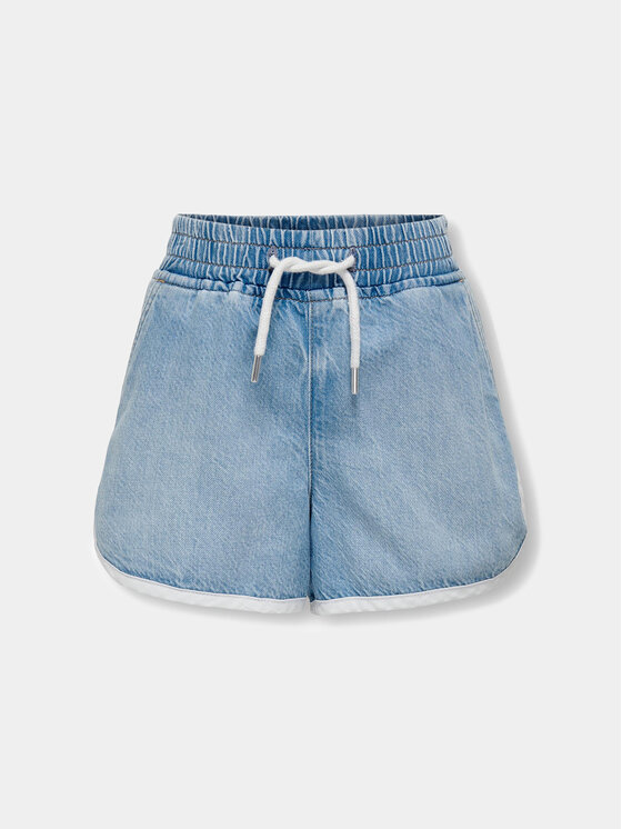 Kids ONLY Kids ONLY Pantaloni scurți de blugi Pierce 15320325 Albastru Jogger Fit