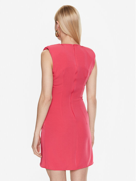ViCOLO ViCOLO Sukienka koktajlowa TE0106 Różowy Regular Fit