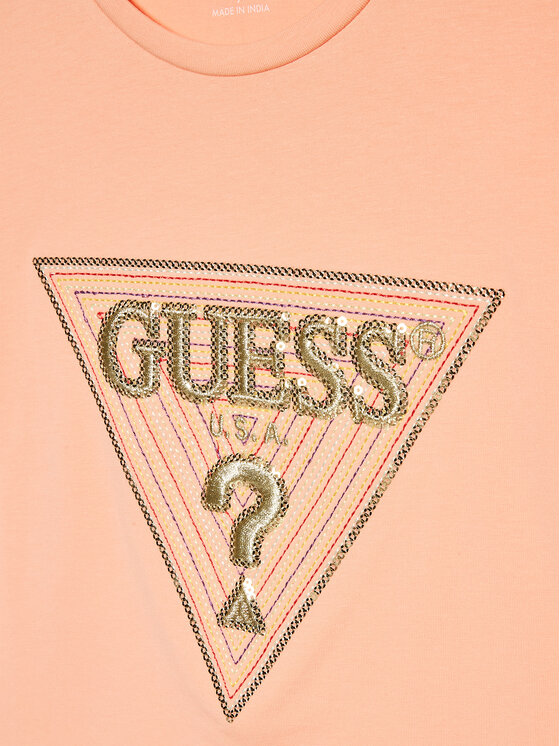 Guess Guess T-shirt K3GI07 K6YW1 Arancione Boxy Fit