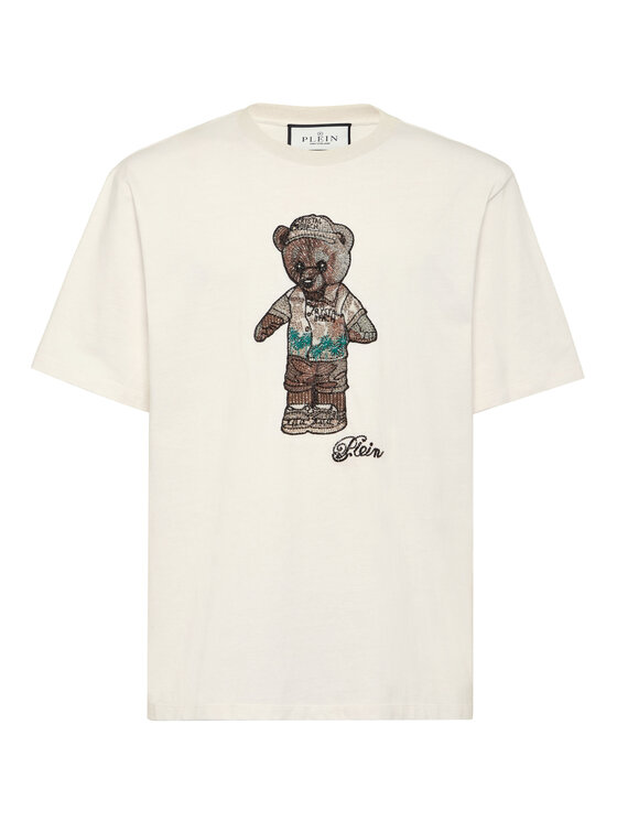 PHILIPP PLEIN PHILIPP PLEIN T-Shirt 27053 Biały Regular Fit