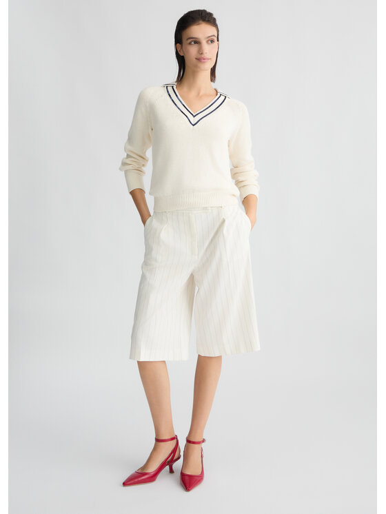 Liu Jo Liu Jo Maglione CA5112MS016M9090 Bianco Regular Fit