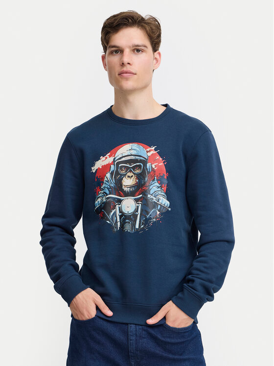 Blend Blend Sweatshirt 20717756 Dunkelblau Regular Fit