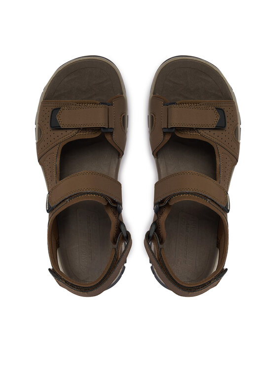Skechers Skechers Sandále Strap River 205724/BRN Hnedá