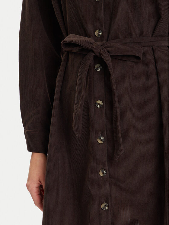 Vero Moda Vero Moda Рокля тип риза Elly 10334288 Кафяв Regular Fit