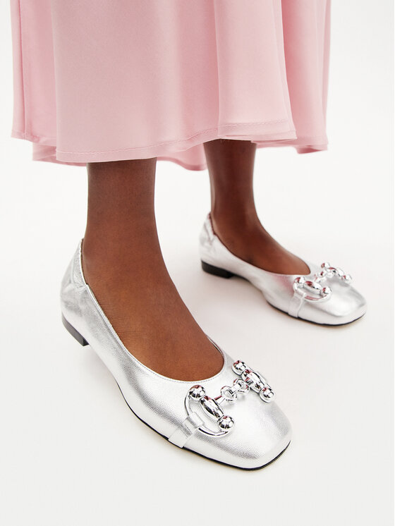 R.Polański R.Polański Балетки 1611 Срібний