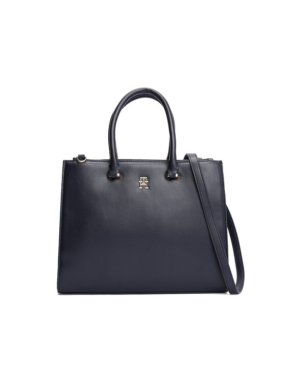Torba Tommy Hilfiger, Niebieska, AW0AW16887-DW6