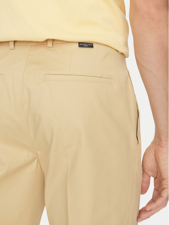 Marciano Guess Marciano Guess Штани з тканини 5GHB21 2304Z Бежевий Slim Fit