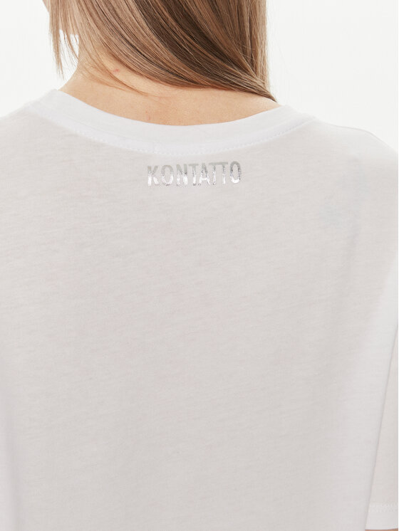 Kontatto Kontatto Tricou SH516 Alb Regular Fit