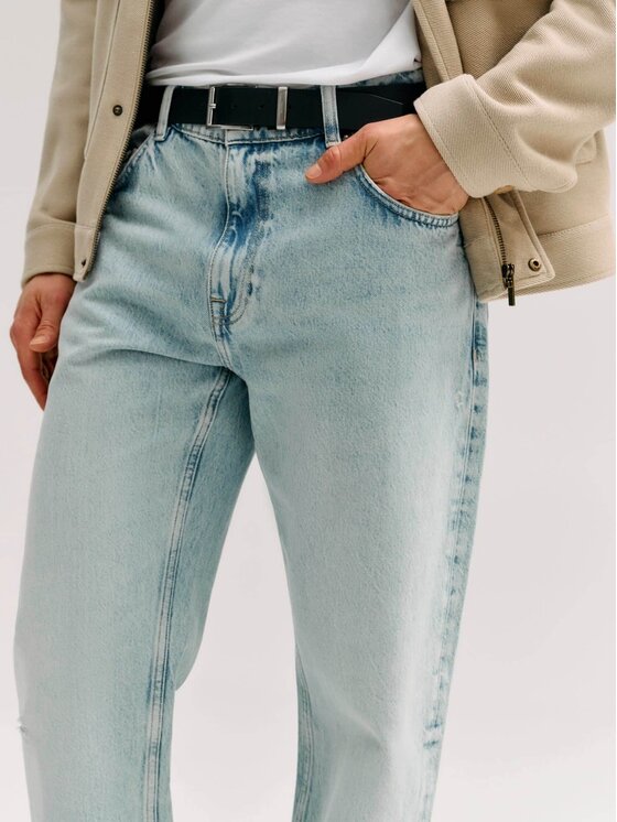Guess Guess Jeansy 183627 Modrá Regular Fit