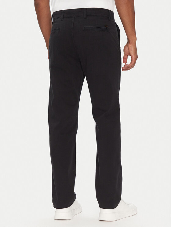 BOSS BOSS Chinosy 50534378 Czarny Regular Fit