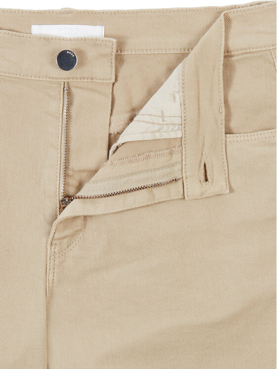 BOSS Boss Джинси Crop 3.0 Canvas 50450858 Бежевий Skinny Fit