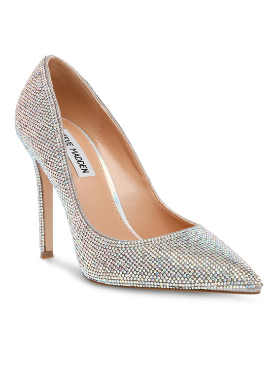Steve Madden Steve Madden Štikle Evelyn-R Pump SM11002840-02003-06K Srebrna