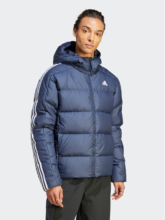 adidas adidas Pūkinė striukė Essentials Midweight Down IK3213 Tamsiai mėlyna Regular Fit