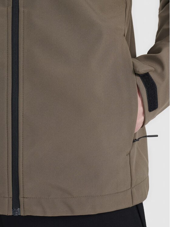 4F 4F Giacca softshell 4FWSS25TSOFM324-81S Marrone Regular Fit