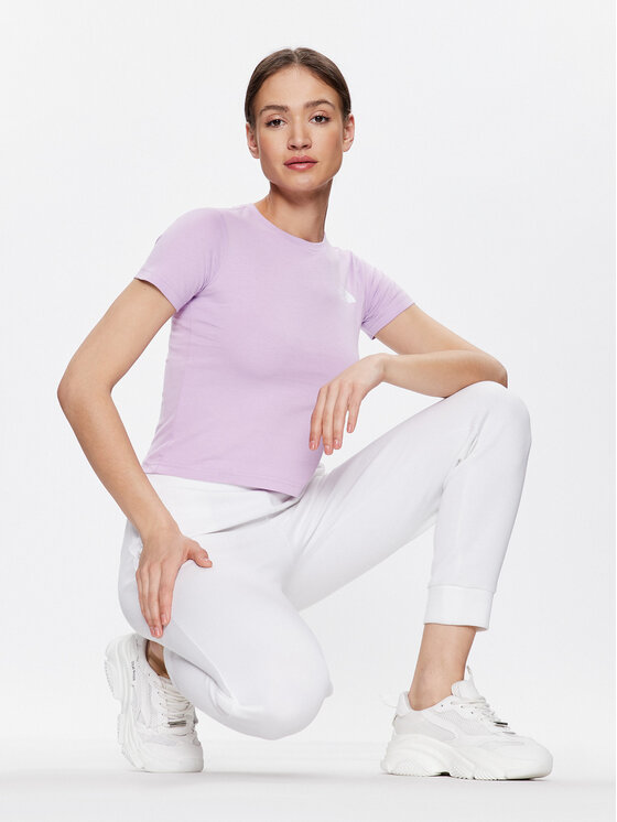 The North Face The North Face T-särk Redbox NF0A82EB Lilla Relaxed Fit