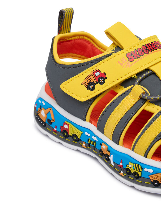 Skechers Skechers Sandale Infants' Play Scene Splash 407041N/CCYL Colorat