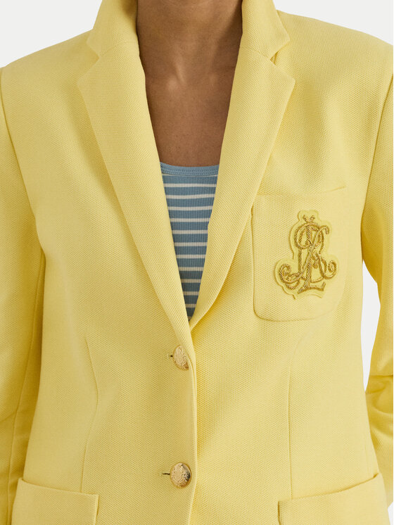 LAUREN RALPH LAUREN LAUREN RALPH LAUREN Сако 200797305031 Жълт Slim Fit