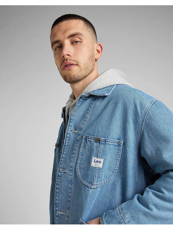Lee Lee Giacca di jeans LOOSE LOCO Blu Regular Fit