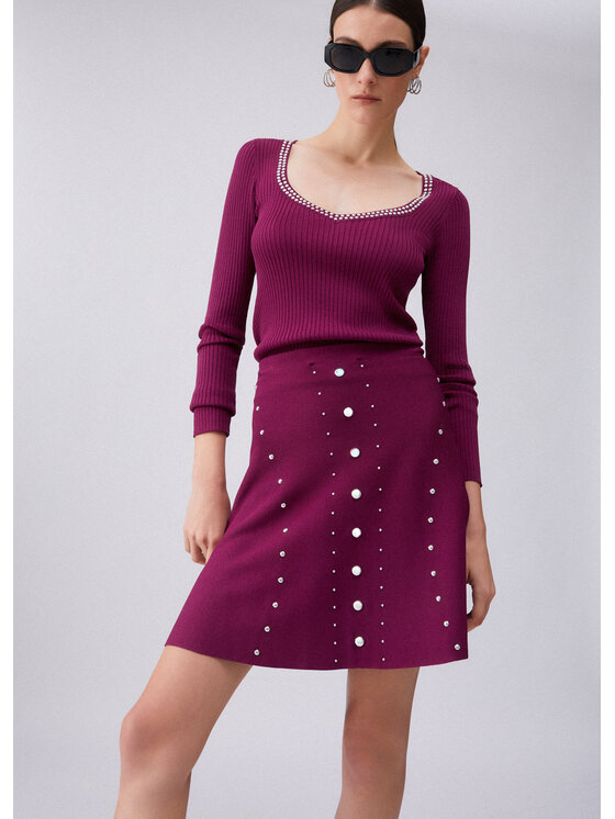 Liu Jo Liu Jo Maglione WA6074MS55N92428 Viola Regular Fit