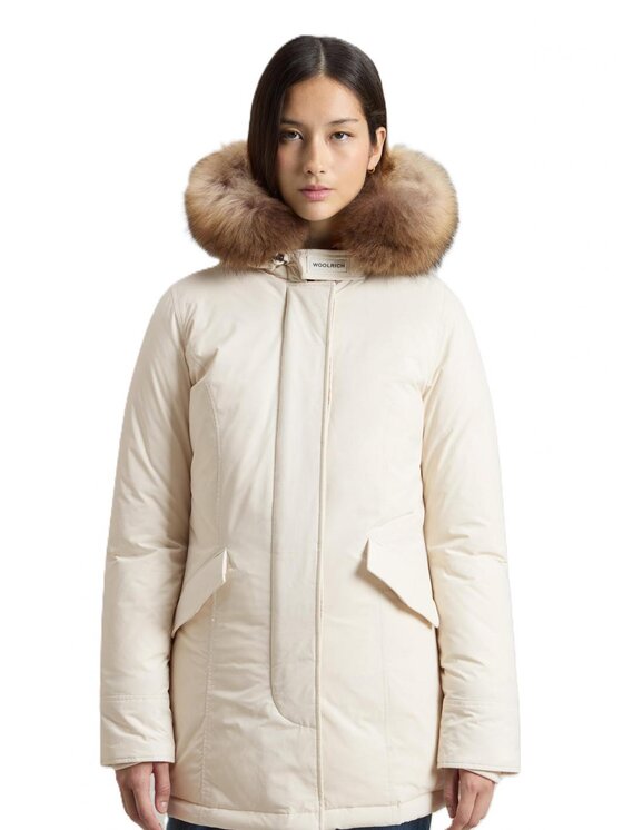 Woolrich Woolrich Kurtka zimowa cfwwou0652frut3128-8743 Biały Regular Fit