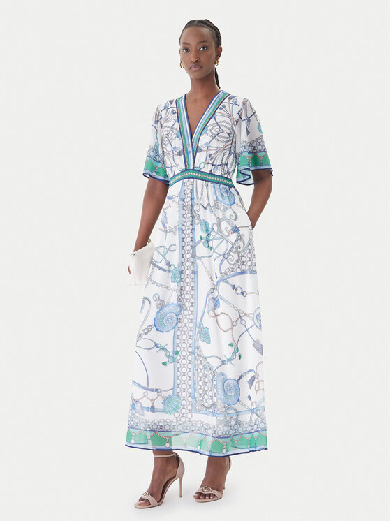 Hale Bob Hale Bob Sommerkleid with silk Neve 61SG674A Bunt Regular Fit