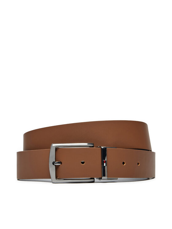 Tommy Hilfiger Tommy Hilfiger Чоловічий ремінь Denton Rev 3.5 AM0AM12549 Коричневий