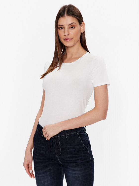 United Colors Of Benetton United Colors Of Benetton Tricou 3ZQM3M857 Alb Regular Fit