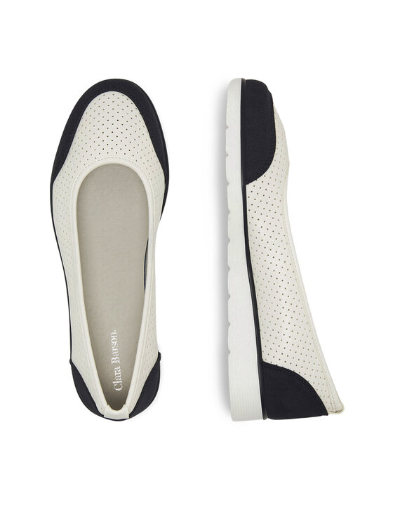 Clara Barson Clara Barson Μπαλαρίνες WYL3650-1 Λευκό