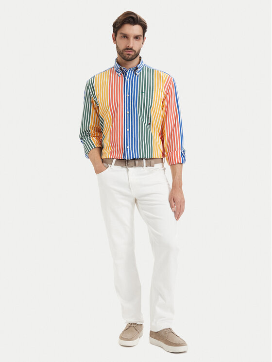 Tommy Hilfiger Tommy Hilfiger Cămașă Prep MW0MW43303 Colorat Regular Fit