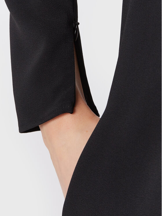 Red Valentino Red Valentino Coctailkleid 1R0VAGF53TG Schwarz Regular Fit