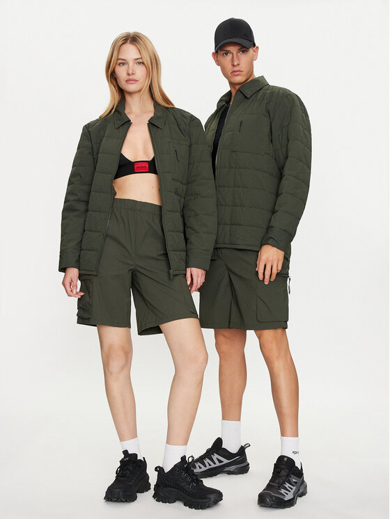 Rains Rains Сорочка Giron Liner Overshirt T1 19420 Зелений Regular Fit