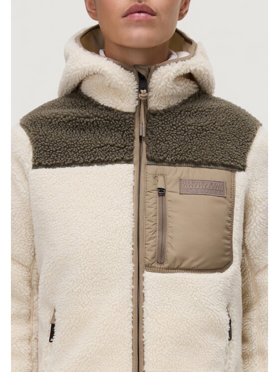Napapijri Napapijri Felpa YUPIK OG H W Beige Egg Fit