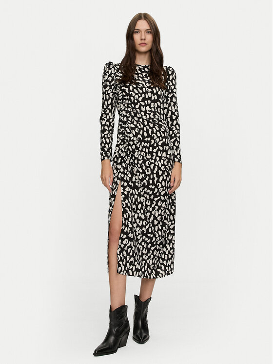 Brave Soul Brave Soul Sukienka codzienna LDRW-272LAUREL Czarny Regular Fit