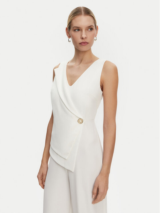 Rinascimento Rinascimento Jumpsuit CFC0122537003 Weiß Regular Fit