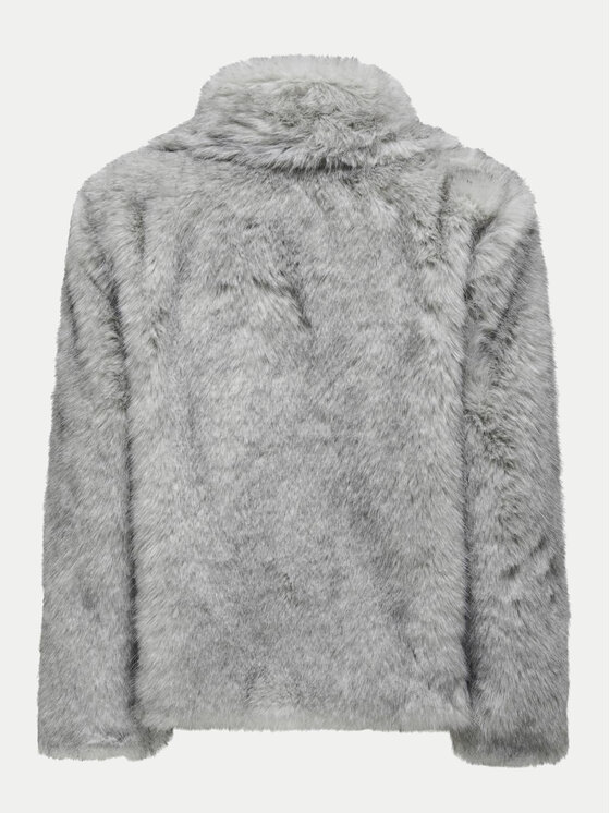 ONLY ONLY Γούνα Rubina 15325924 Γκρι Regular Fit