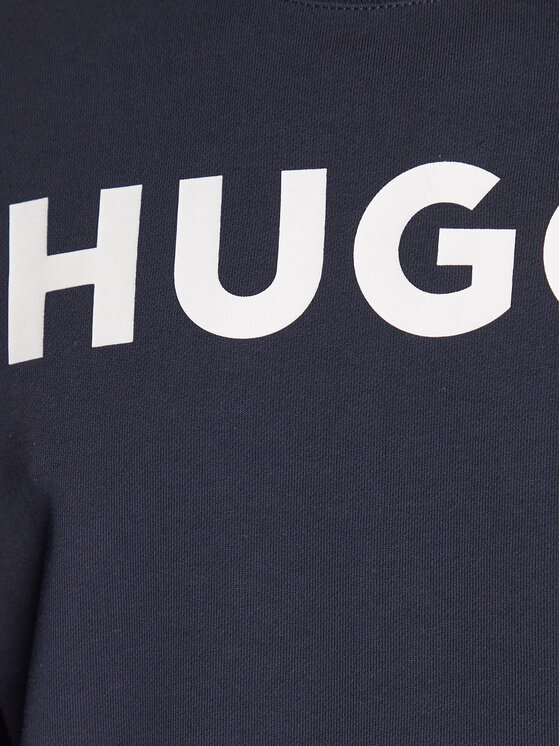 HUGO Hugo Majica dugih rukava Dem 50477328 Tamnoplava Regular Fit