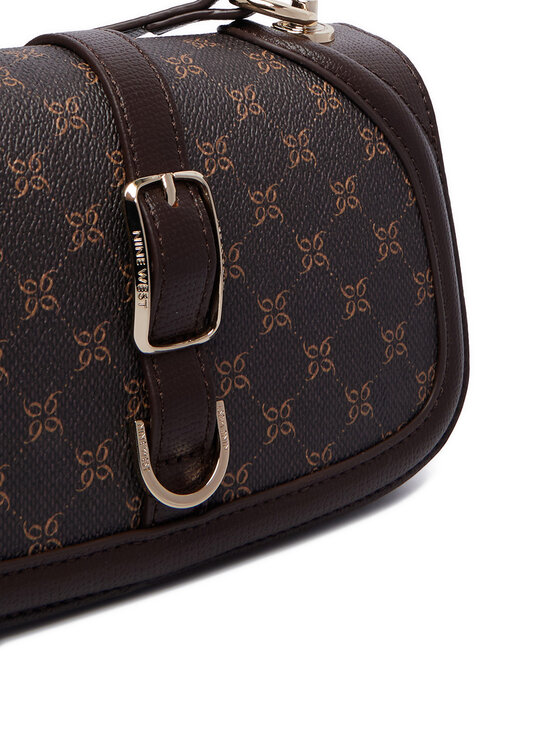 Nine West Nine West Handtasche CEO-SILK LINE-KY500 Dunkelbraun
