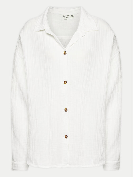 Roxy Roxy Krekls Morning Time ERJWT03613 Balts Regular Fit