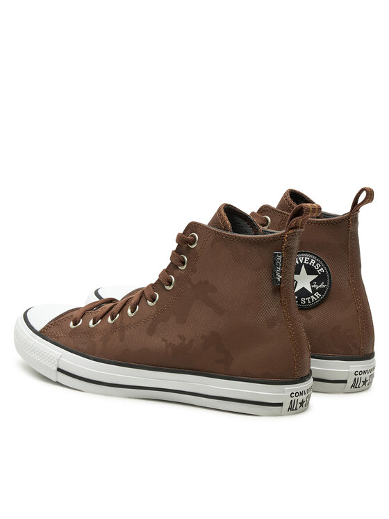 Converse Converse Trampki Chuck Taylor All Star Tectuff Waterproof Camo A08567C Brązowy