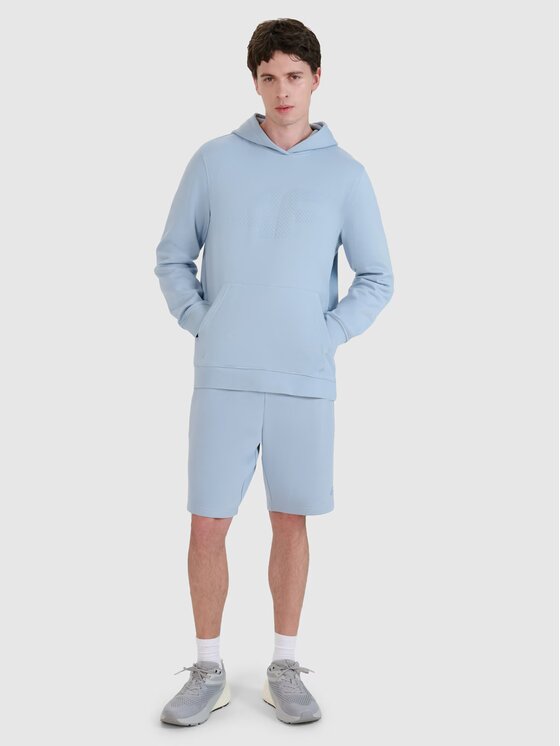 4F 4F Bavlnené šortky 4FWSS25TSHOM571-34S Modrá Regular Fit