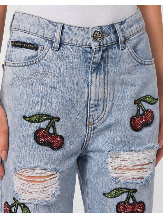 PHILIPP PLEIN PHILIPP PLEIN Jeans 31765 Blu Skater Fit