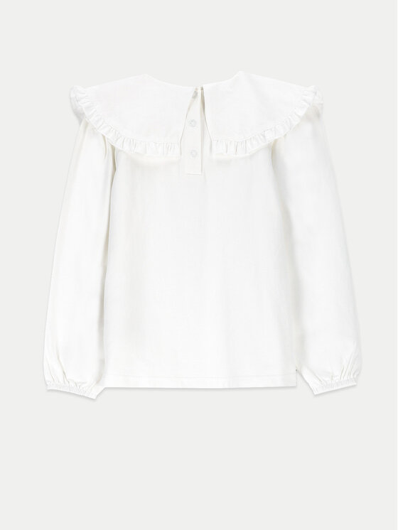 Coccodrillo Coccodrillo Bluse ZC4143105AGK Weiß Regular Fit