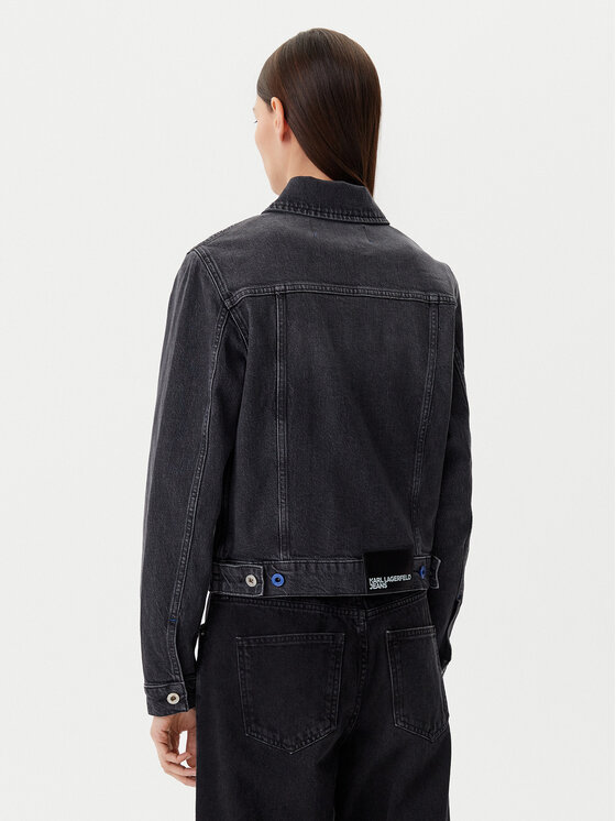 Karl Lagerfeld Jeans Karl Lagerfeld Jeans Τζιν μπουφάν A1W14012 Γκρι Regular Fit